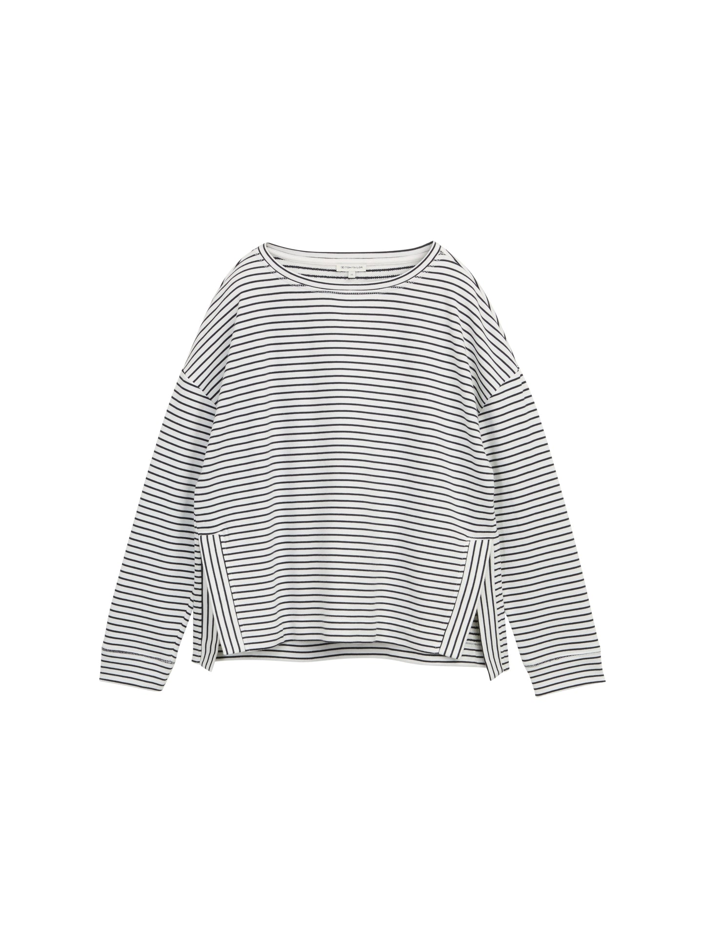Sweatshirt mit Streifenmuster