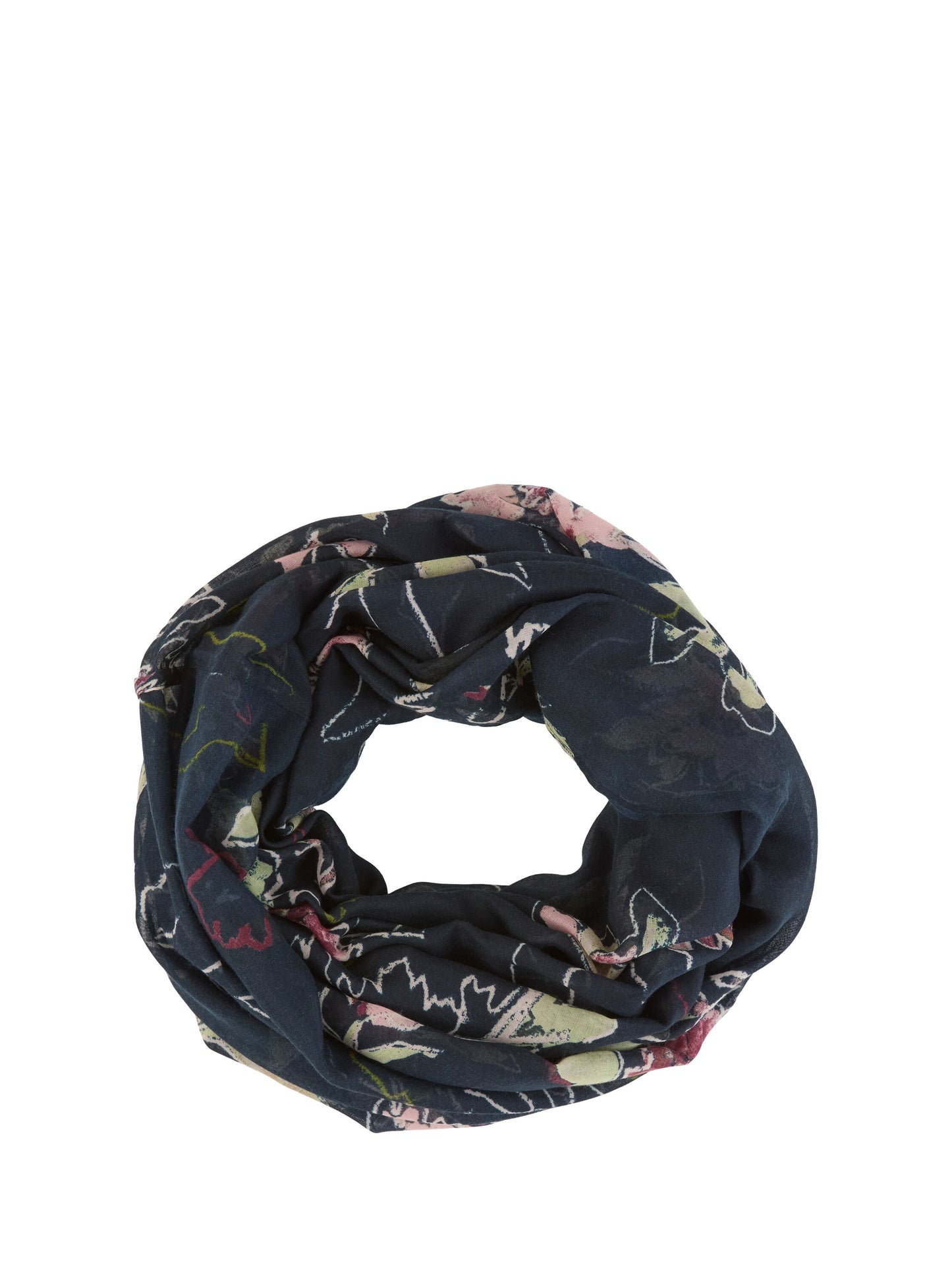 Loop-Schal mit Muster