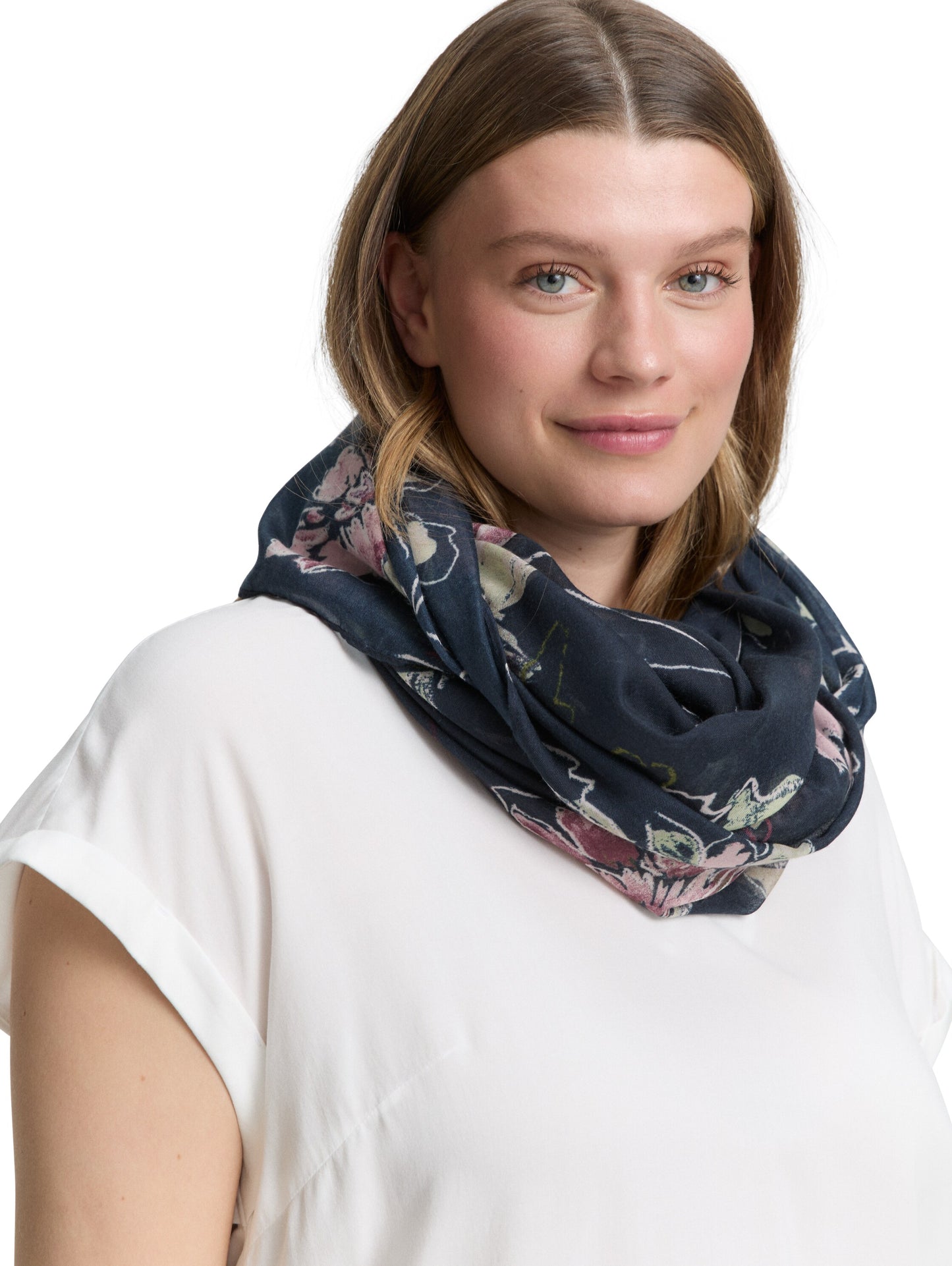 Loop-Schal mit Muster