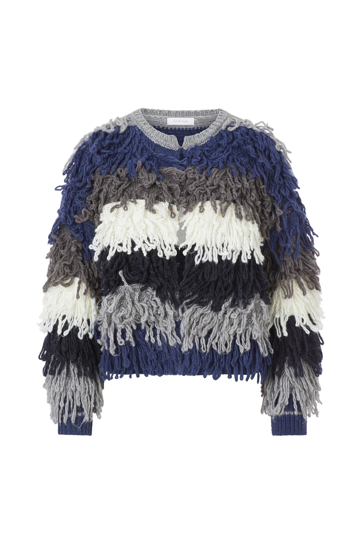 Shaggy Open Edge Cardigan