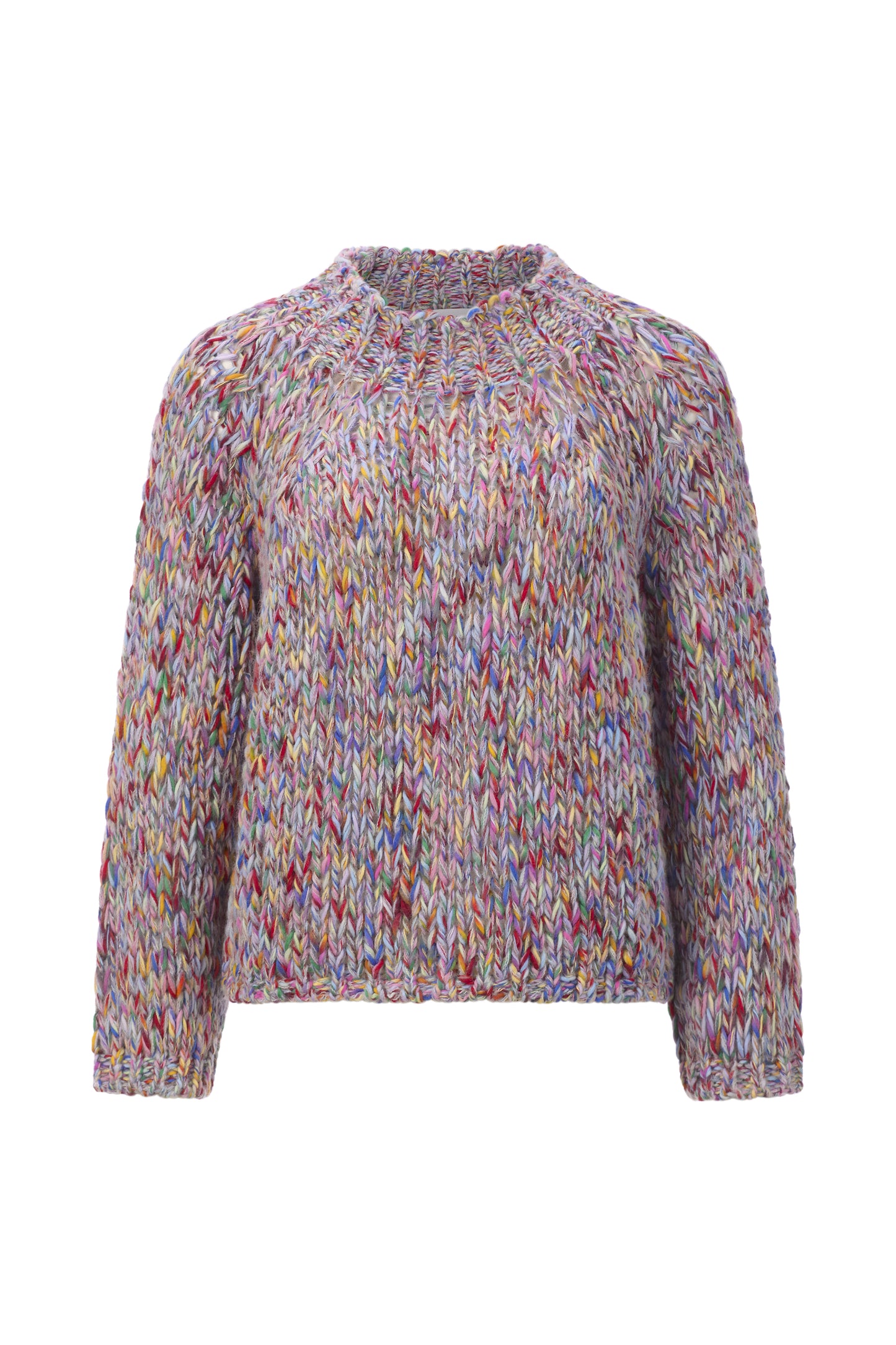 Multicoloured Mock Neck