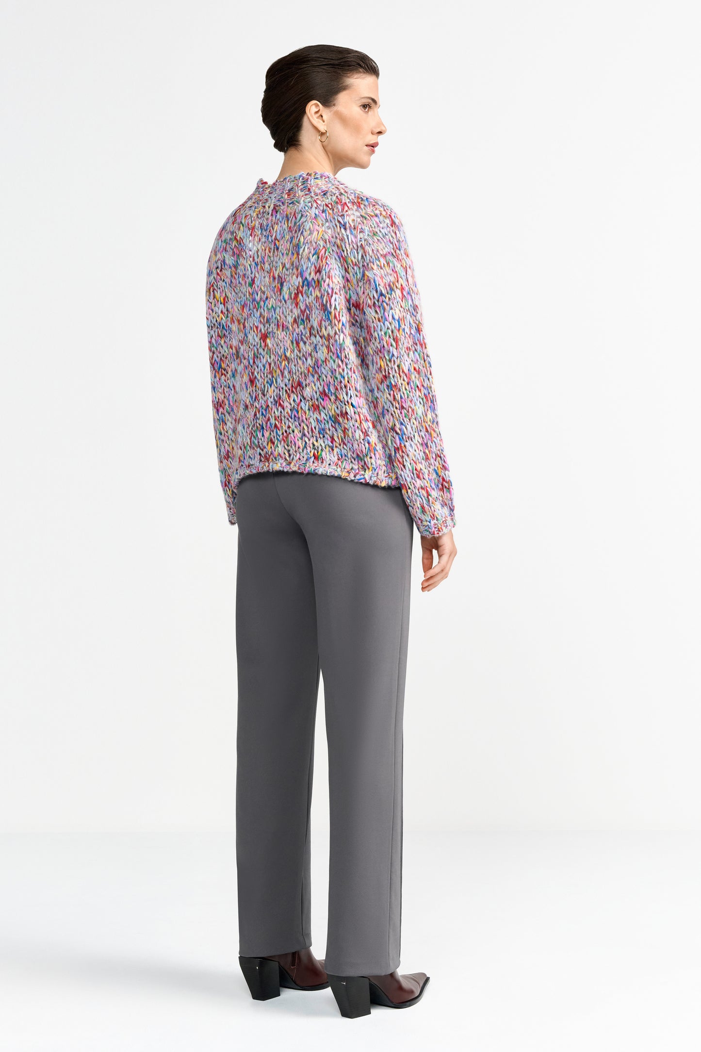 Multicoloured Mock Neck