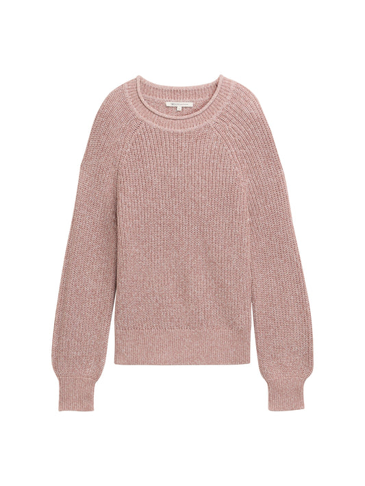 Strickpullover mit leichten Ballonärmeln