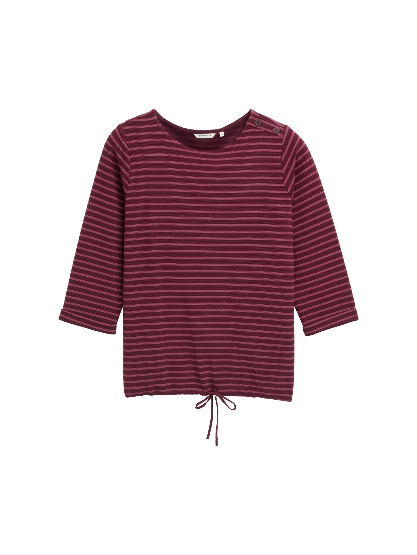 Plus Size - Langarmshirt mit Knopf-Details
