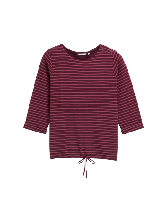 Plus Size - Langarmshirt mit Knopf-Details