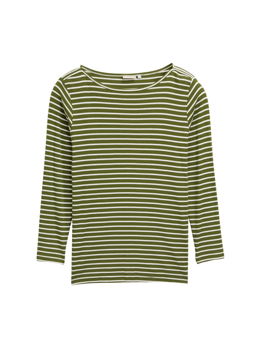 Plus Size - Langarmshirt mit Streifenmuster