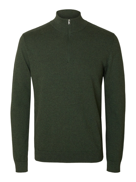 SLHBERG LS HALF ZIP NOOS