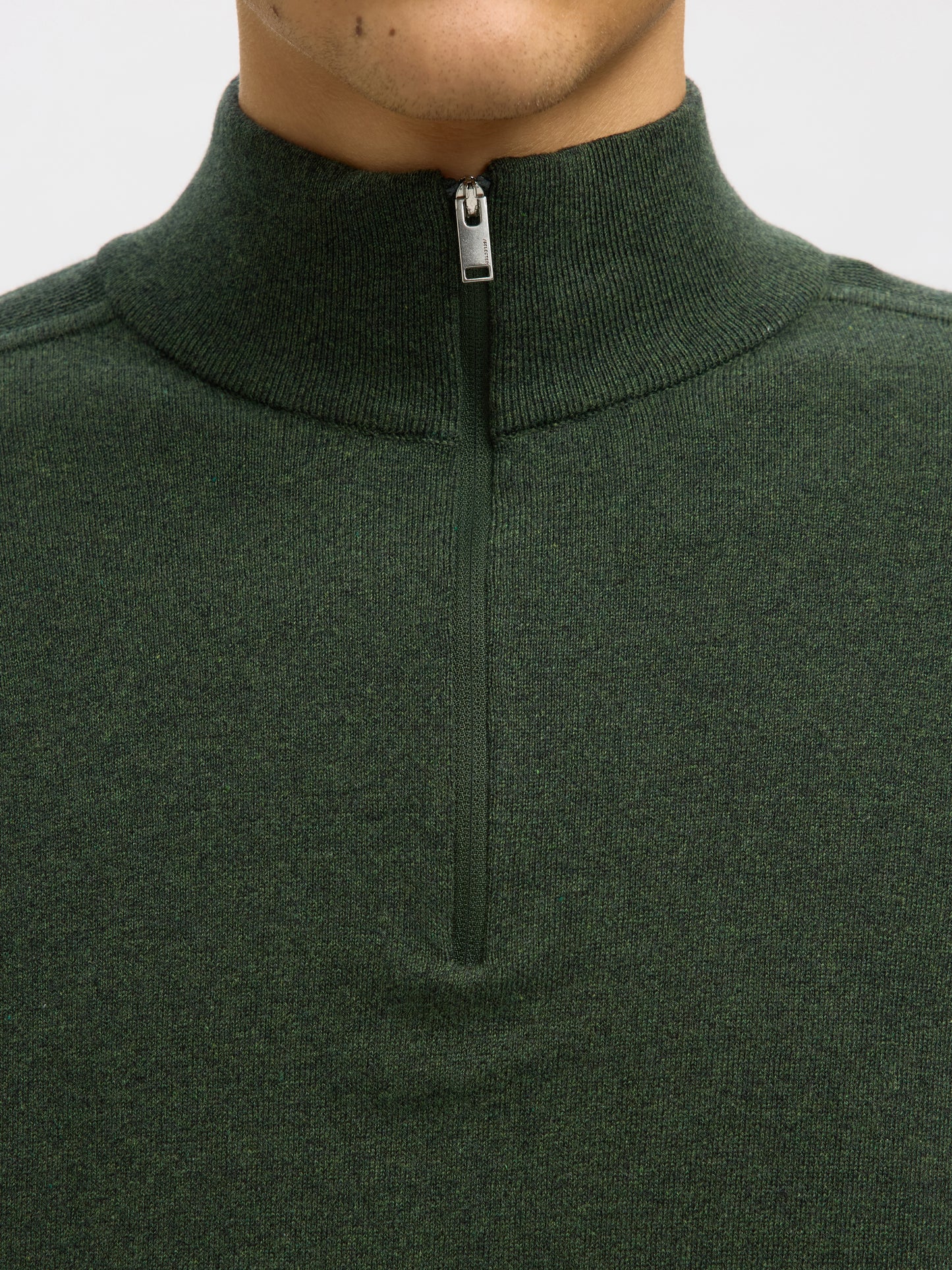 SLHBERG LS HALF ZIP NOOS