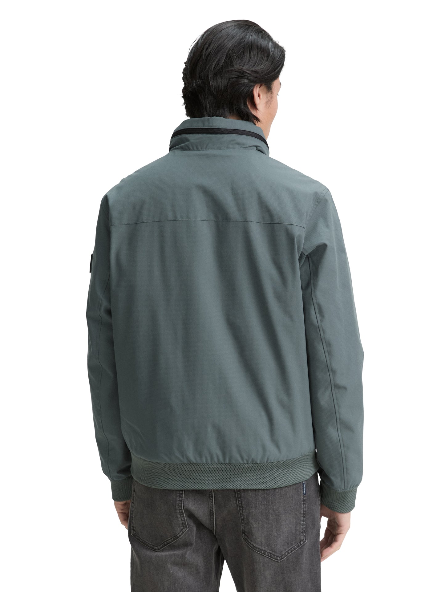 Blouson Jacke mit verstaubarer Kapuze