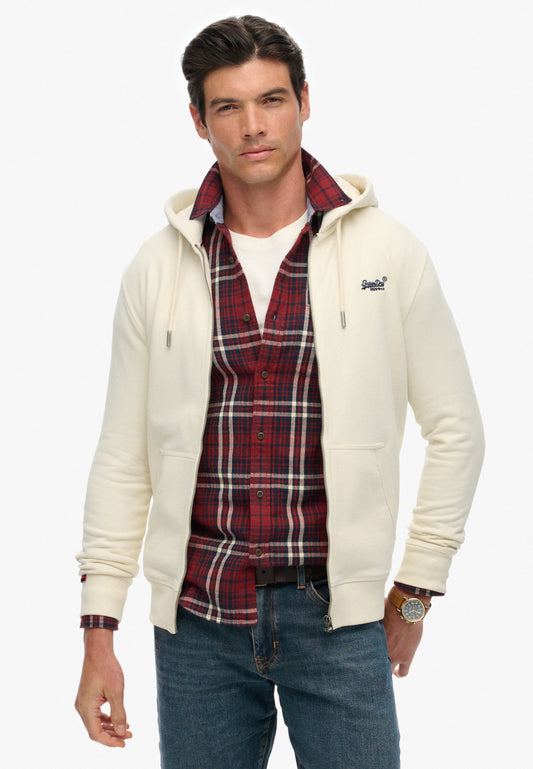 Essential Kapuzenjacke mit Logo