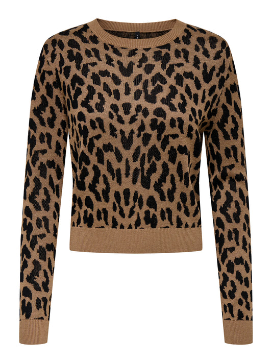 ONLVIENNA LS JQ LEO O-NECK CC KNT