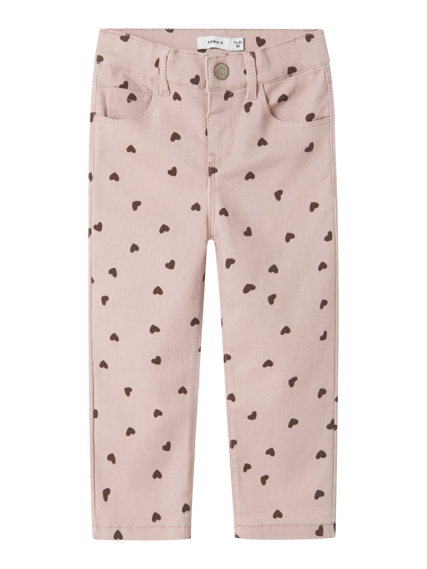 NMFROSE STRAIGHT AOP TWILL PANT 7218-YF