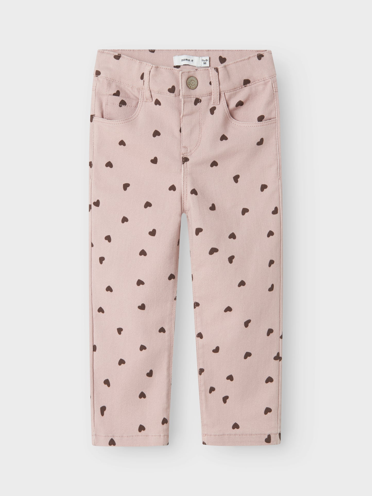 NMFROSE STRAIGHT AOP TWILL PANT 7218-YF