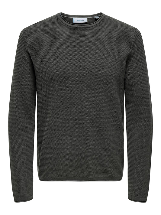 ONSERIC REG 12 STRUC CREW KNIT NOOS