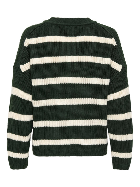 JDYJUSTY L/S STRIPE PULLOVER KNT NOOS