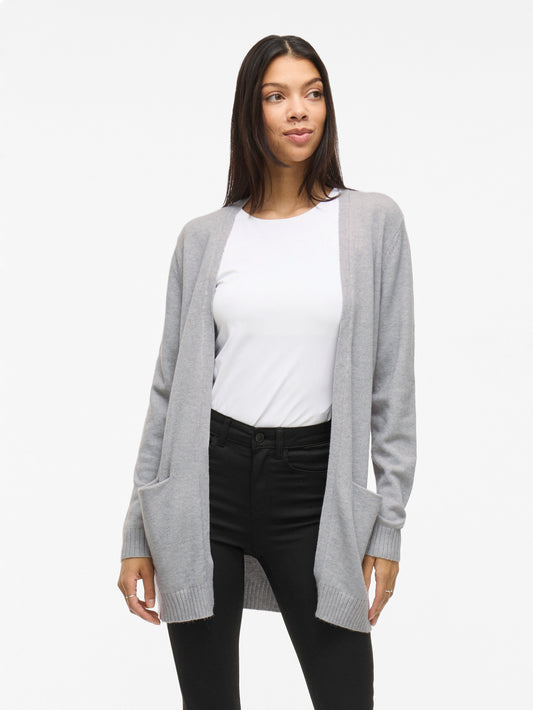 VIRIL OPEN L/S KNIT CARDIGAN - NOOS