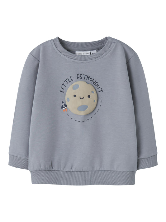 NBMVONNE LS SWEAT BOX BRU