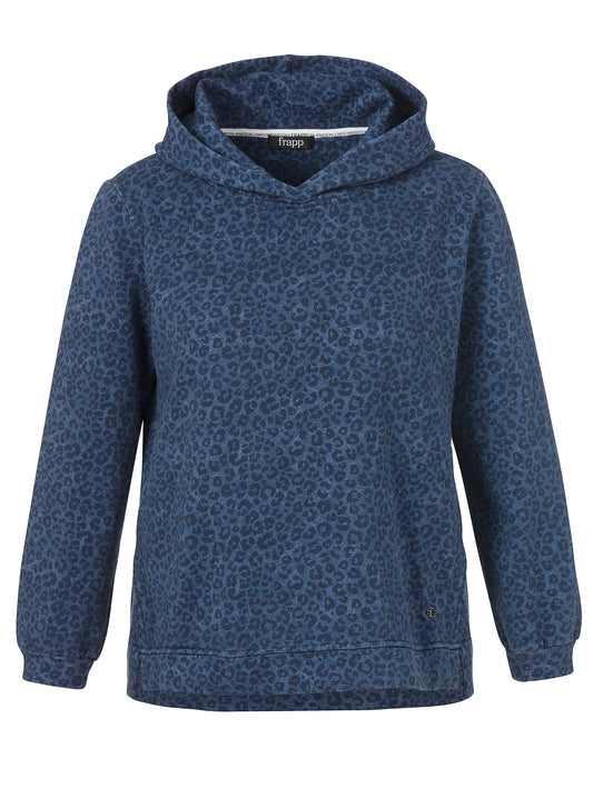 Sweatshirt Kapuze 1/1 Arm Druck