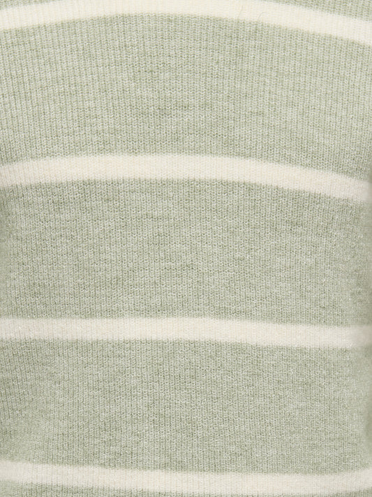 KOGFRANCA SHORT L/S STRIPE KNT NOOS