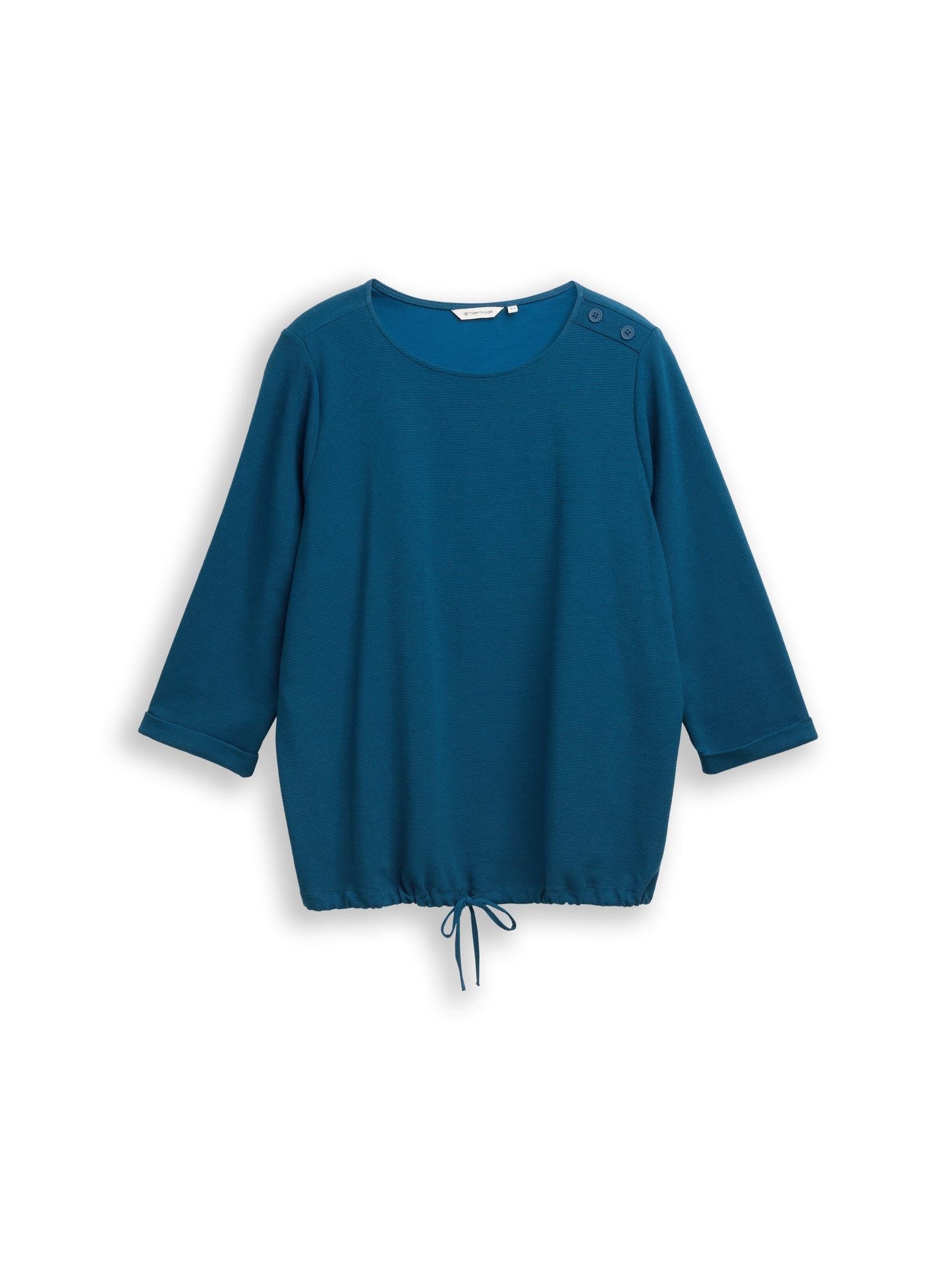 Plus Size - Langarmshirt mit Knopf-Details