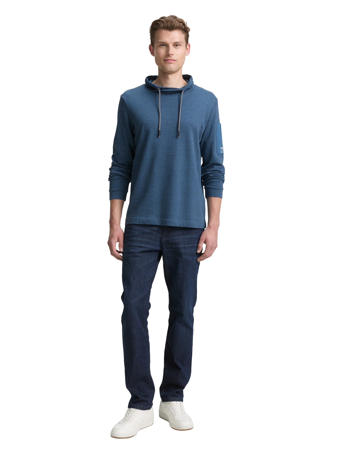 Snood Langarmshirt aus Baumwolle
