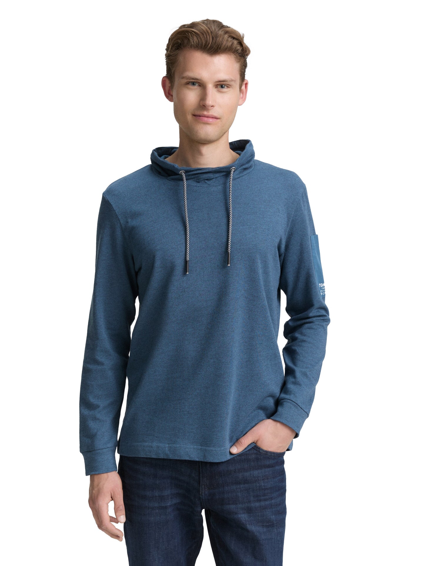 Snood Langarmshirt aus Baumwolle