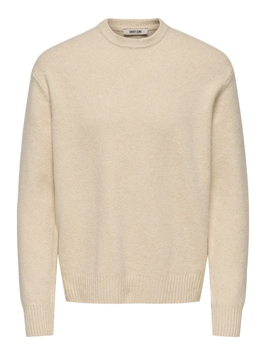 ONSJAMES RLX CREW KNIT NOOS