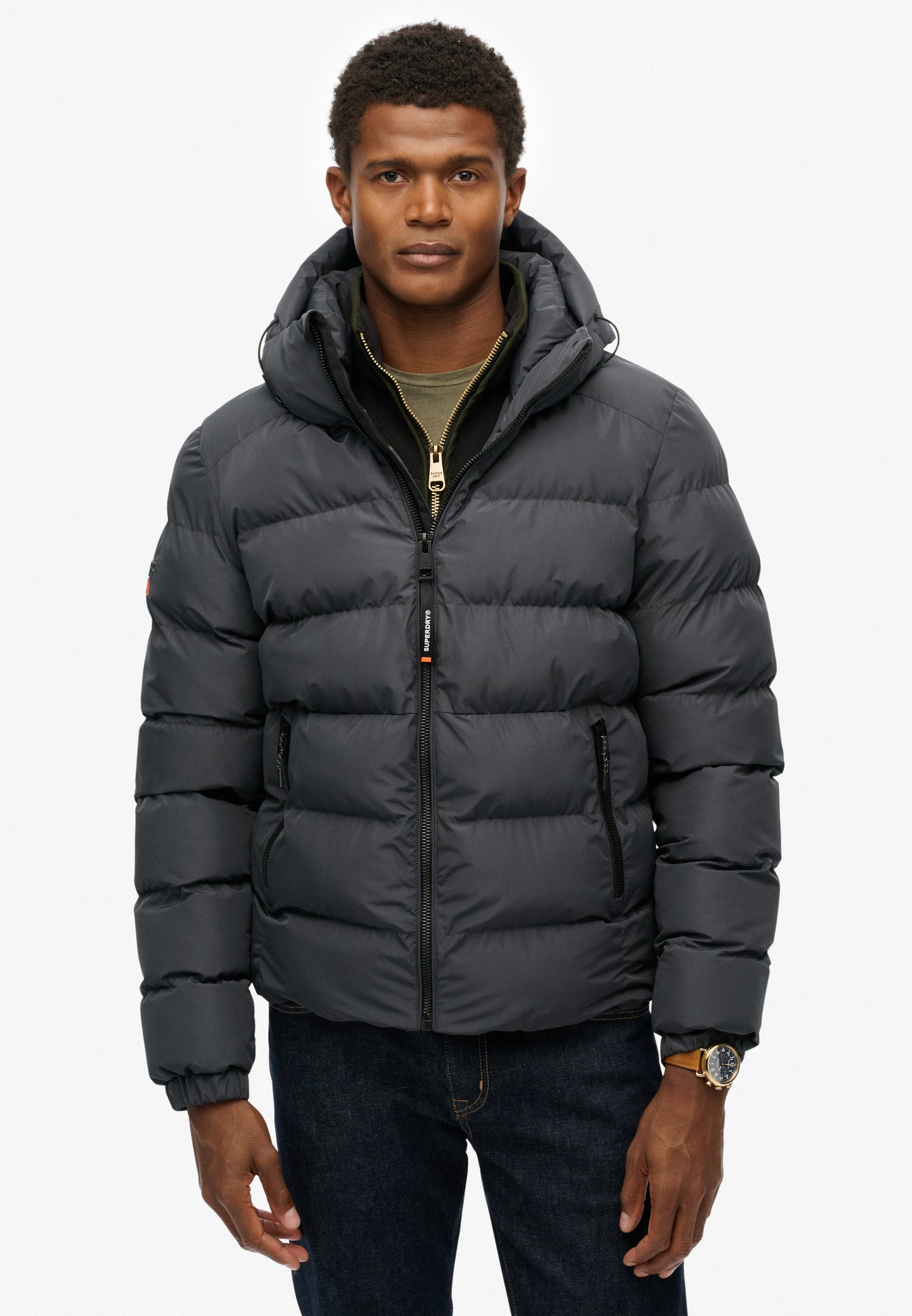 Sports Steppjacke mit Kapuze