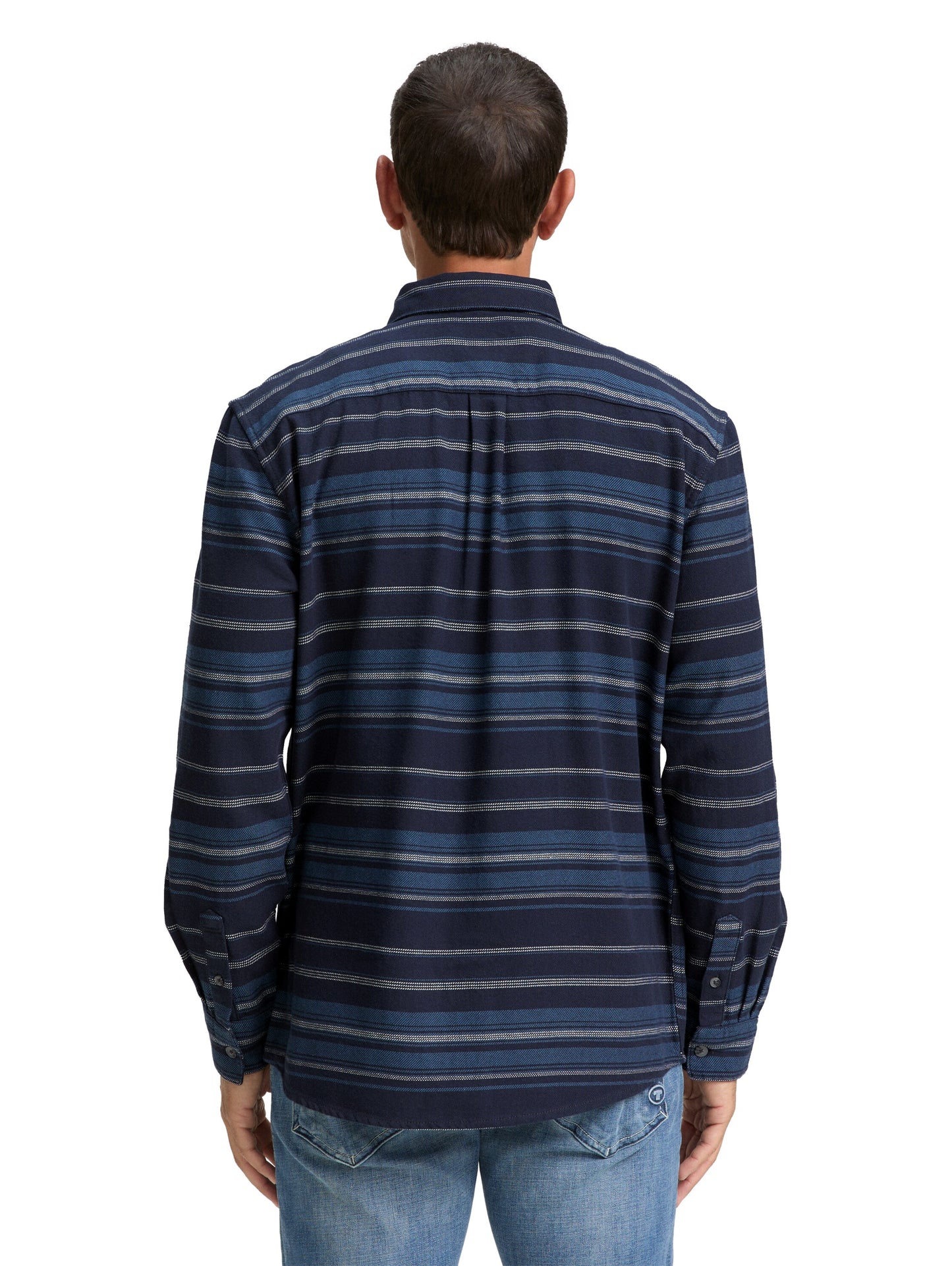 Comfort Fit Hemd mit Streifenmuster