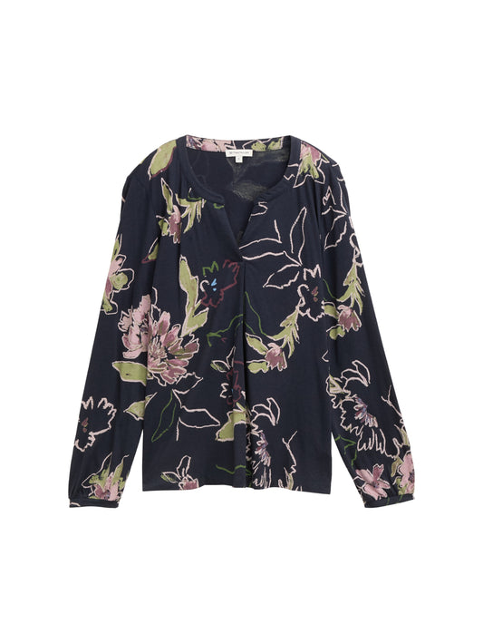 Blusenshirt mit Bügelfalte