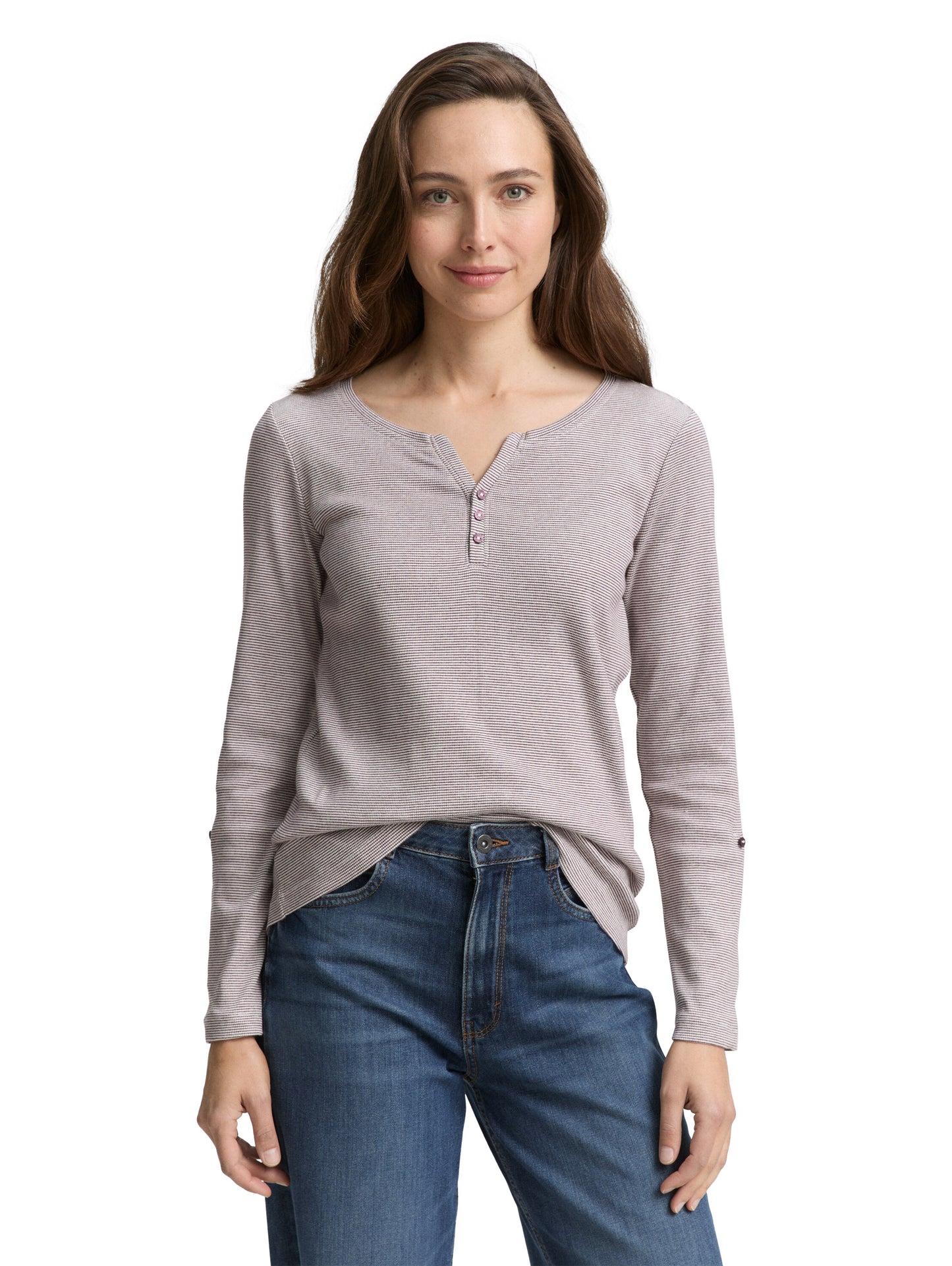 Langarmshirt mit Turn-Up-Funktion