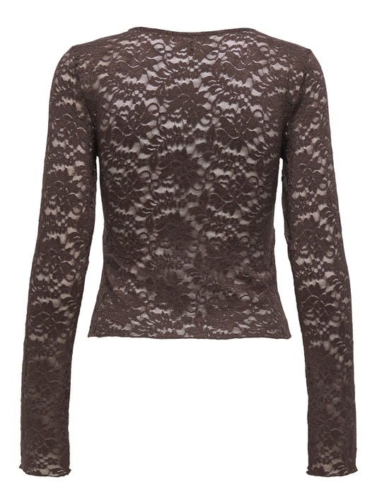 ONLNIKKA L/S LACE TOP JRS