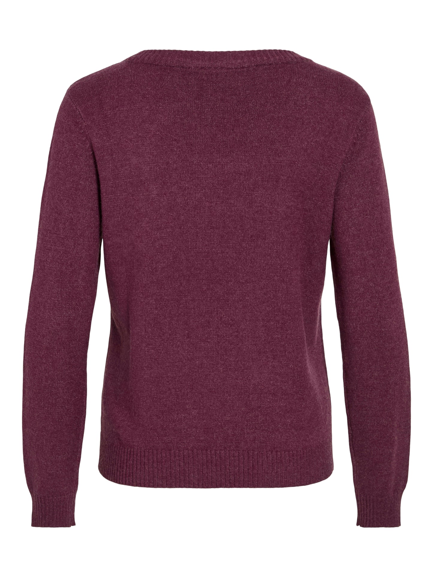 VIRIL O-NECK L/S  KNIT TOP - NOOS