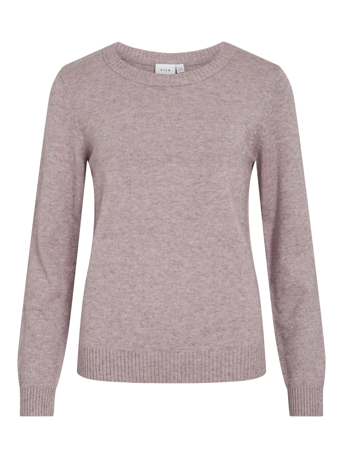 VIRIL O-NECK L/S  KNIT TOP - NOOS