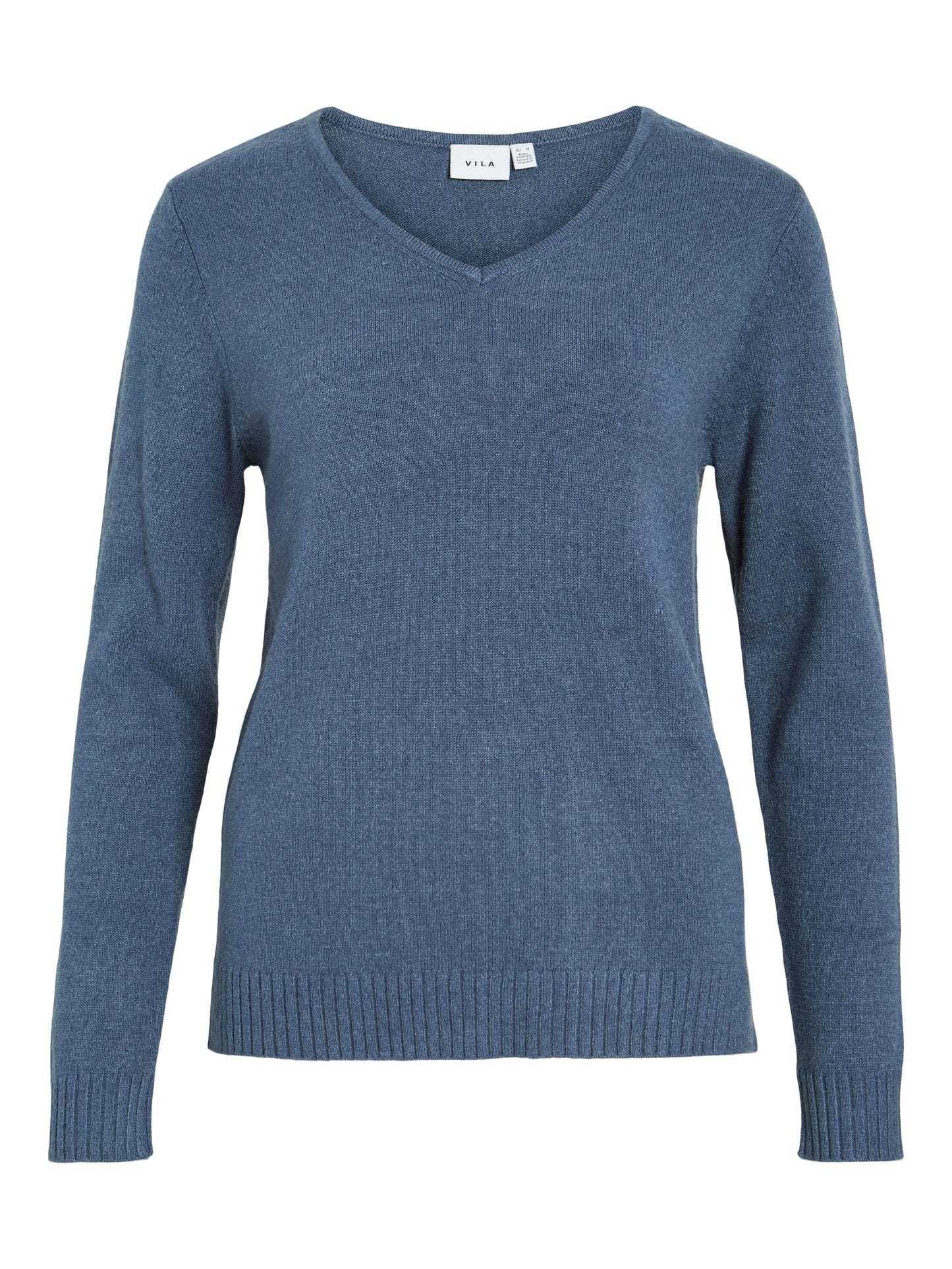 VIRIL V-NECK L/S  KNIT TOP - NOOS