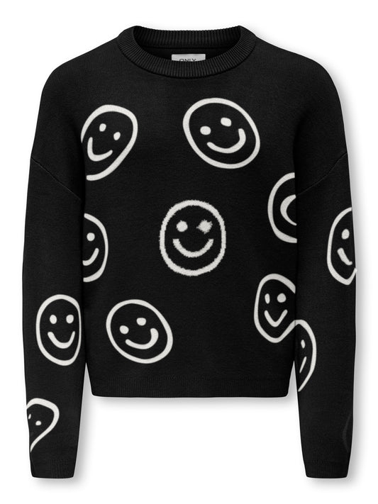KOGMONTANA LS JQ LOOSE O-NECK CP KNT