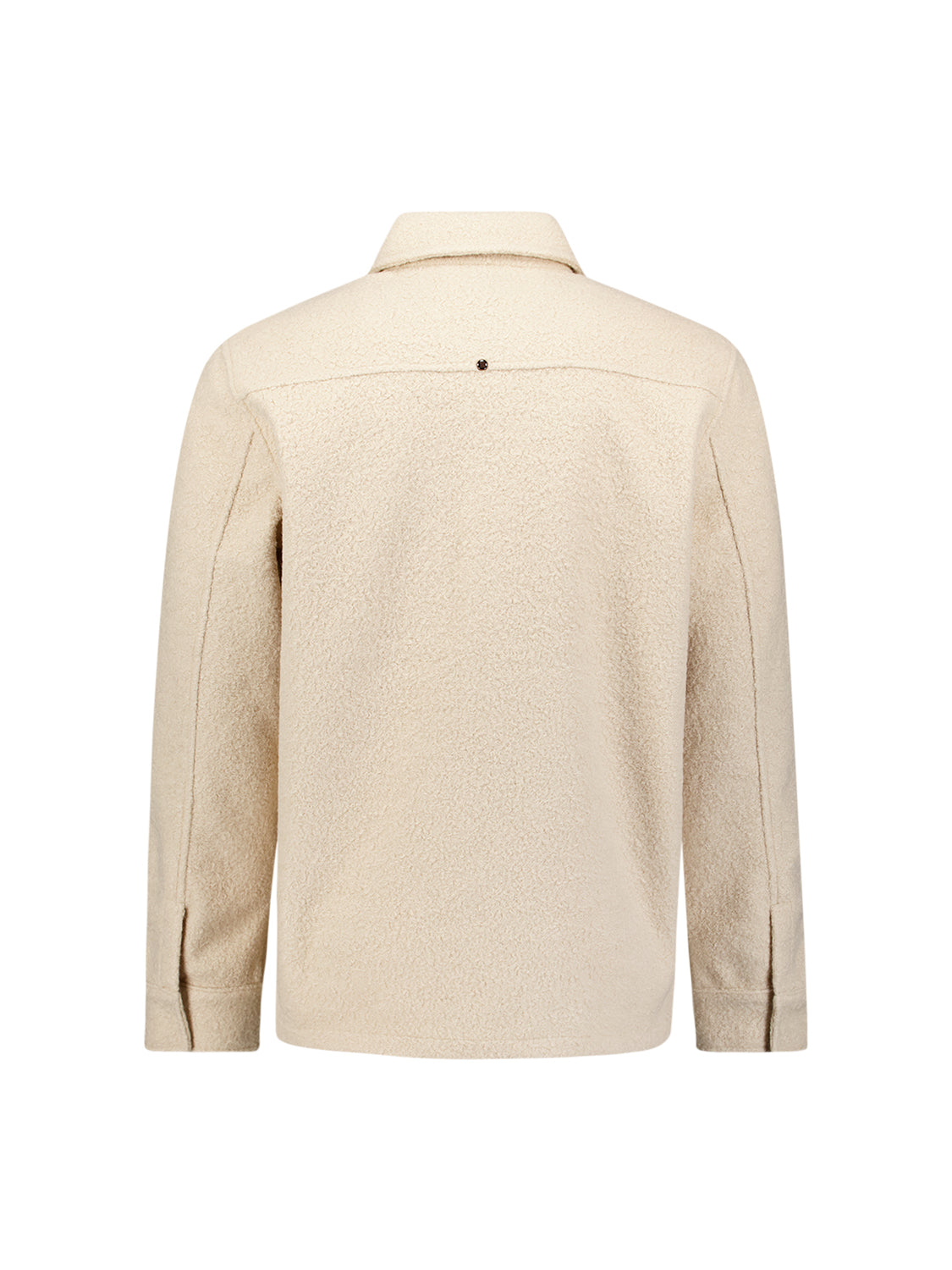 Overshirt Zipper Wool look