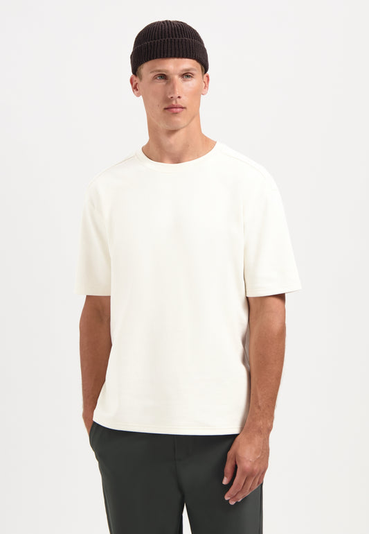 T-Shirt Crewneck Solid Heavy Interlock