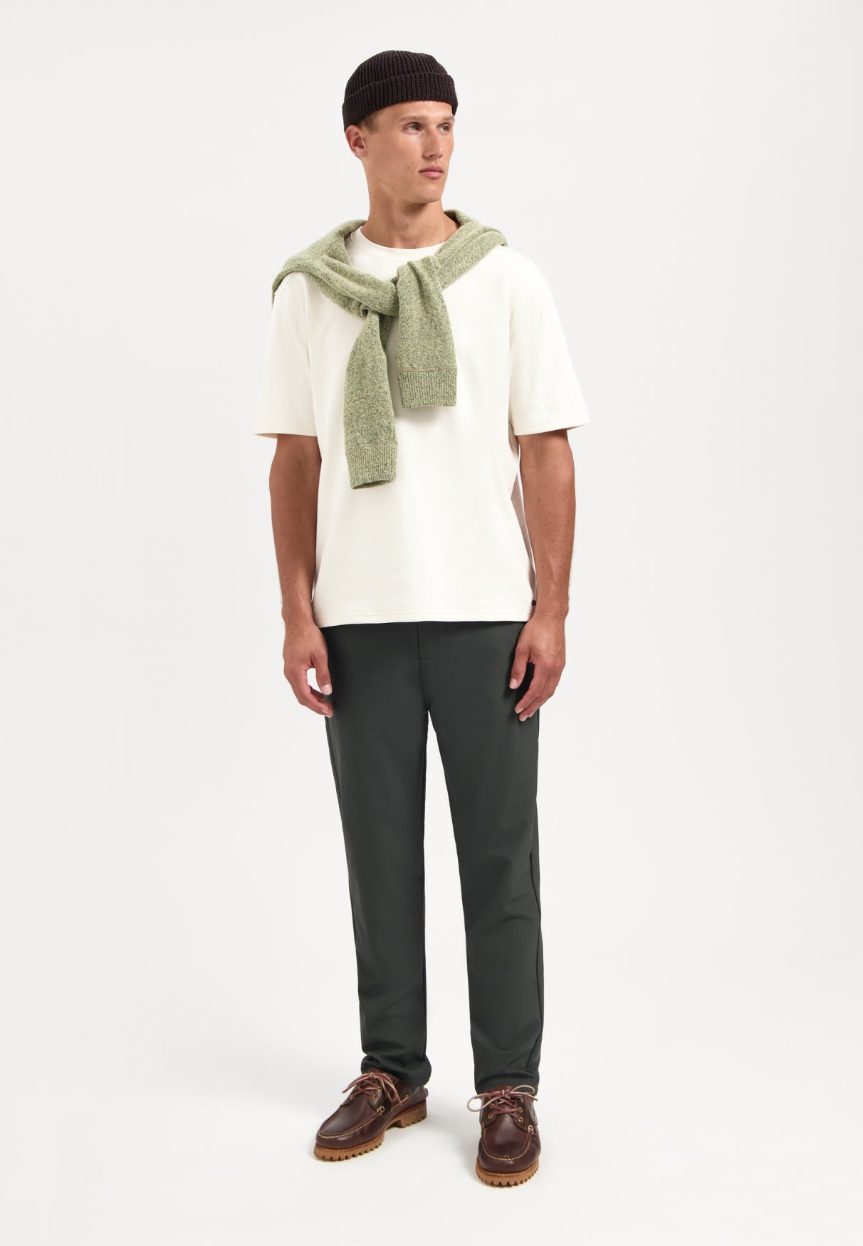 T-Shirt Crewneck Solid Heavy Interlock