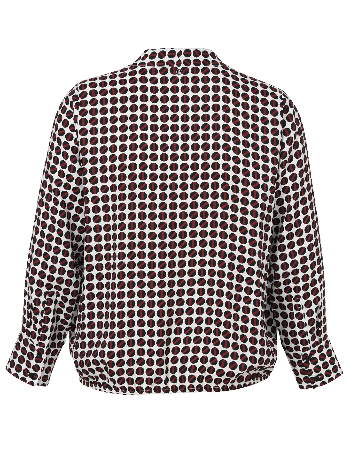 Bluse V-Ausschnitt 1/1 Arm Druck