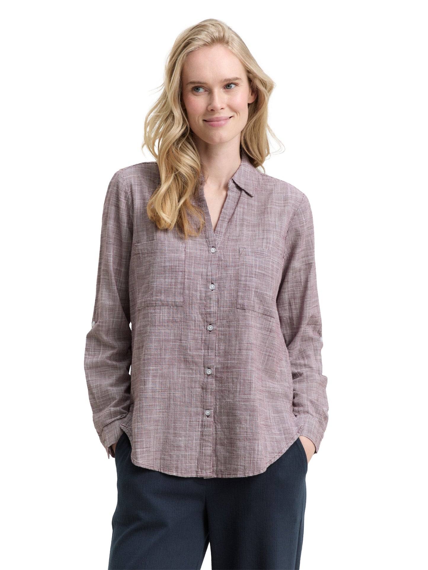 Bluse mit Brusttaschen
