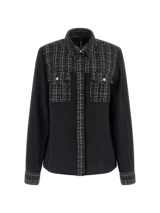 SANDRA MIX TWEED SHIRT