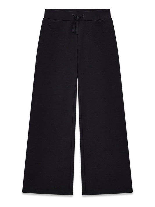 JACQUARD RELAXED PALAZZO PANTS