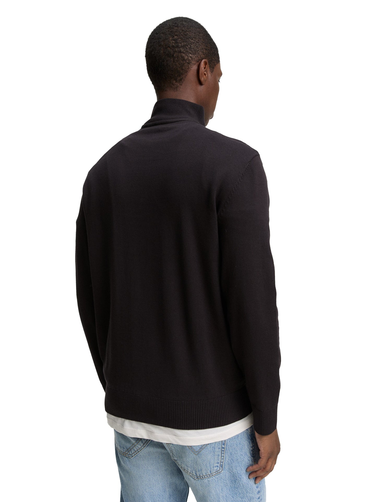 Troyer Strickpullover aus Baumwolle