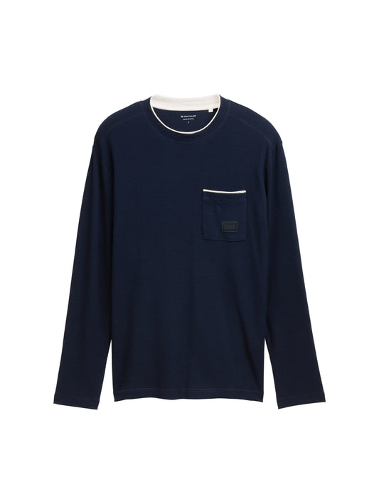 2-in-1 Langarmshirt aus Baumwolle