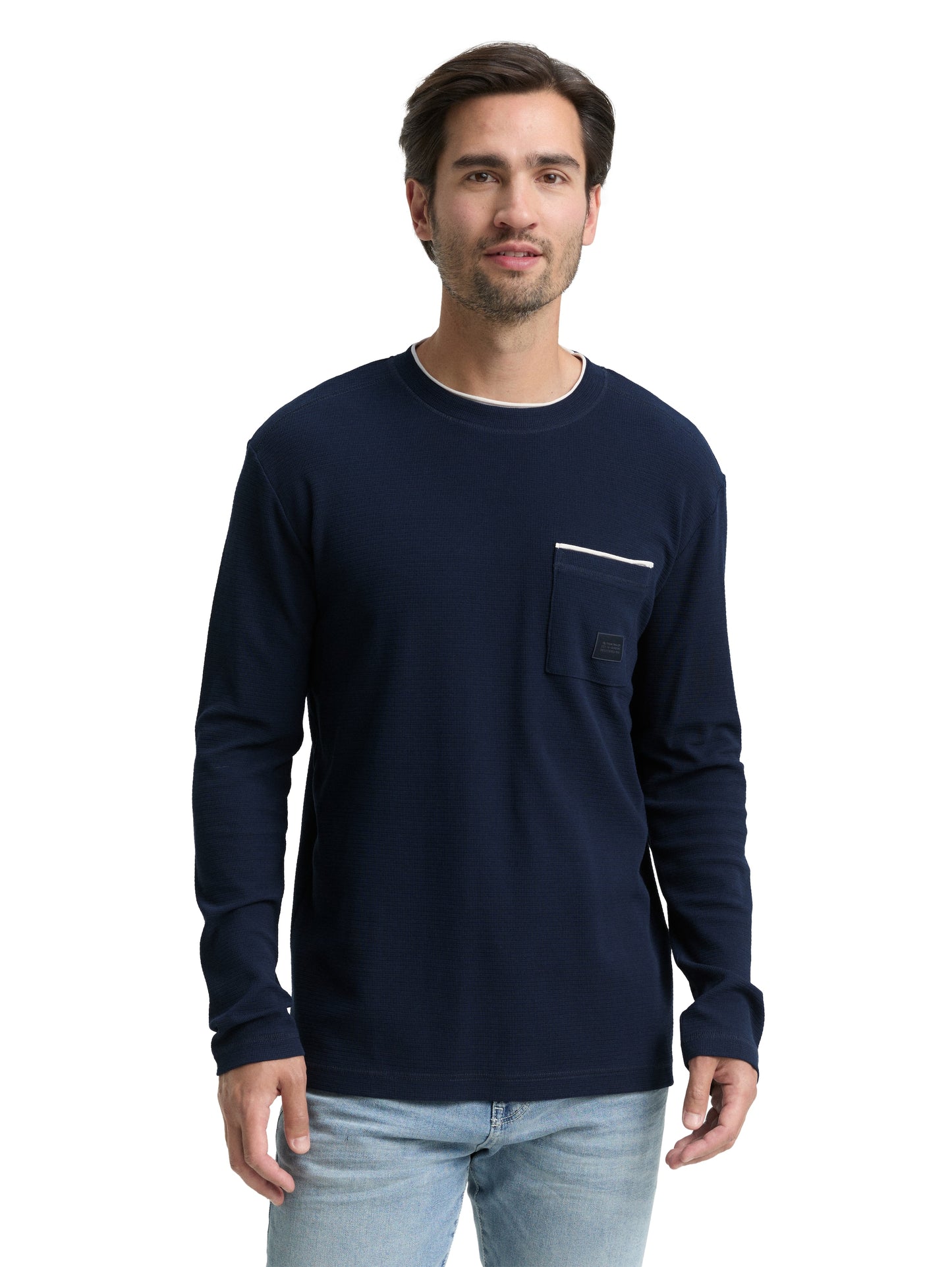 2-in-1 Langarmshirt aus Baumwolle