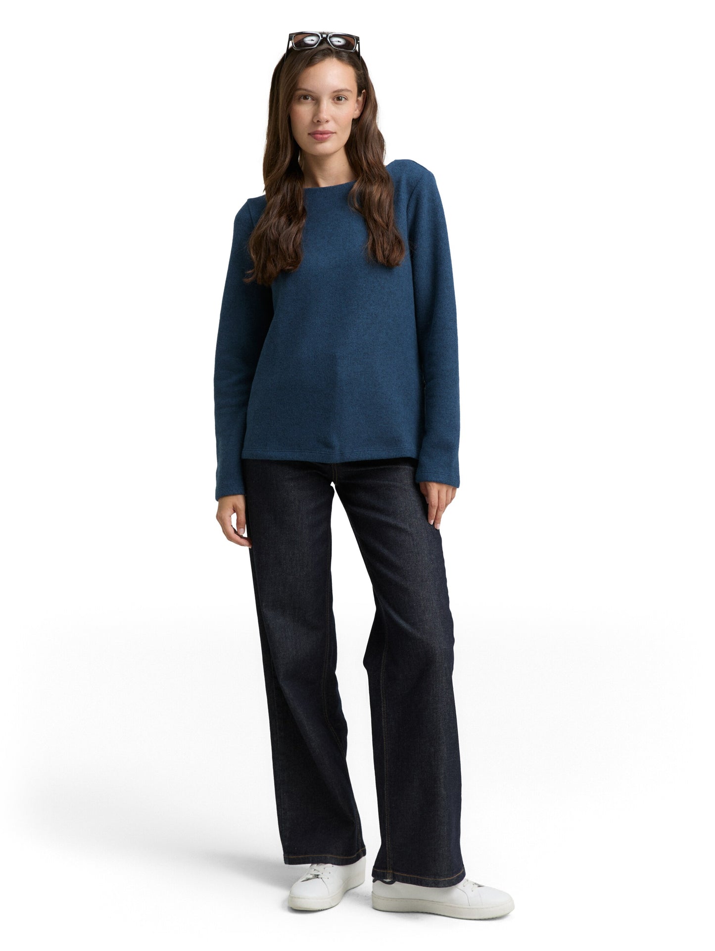 Sweatshirt mit Knopf-Details
