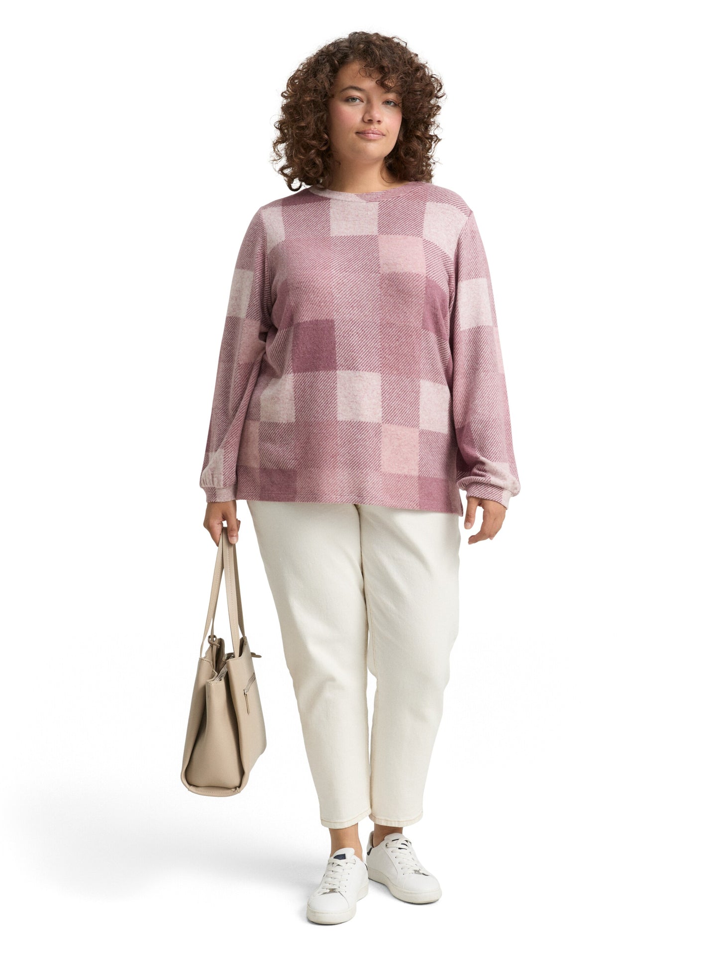 Plus Size - Langarmshirt mit Muster