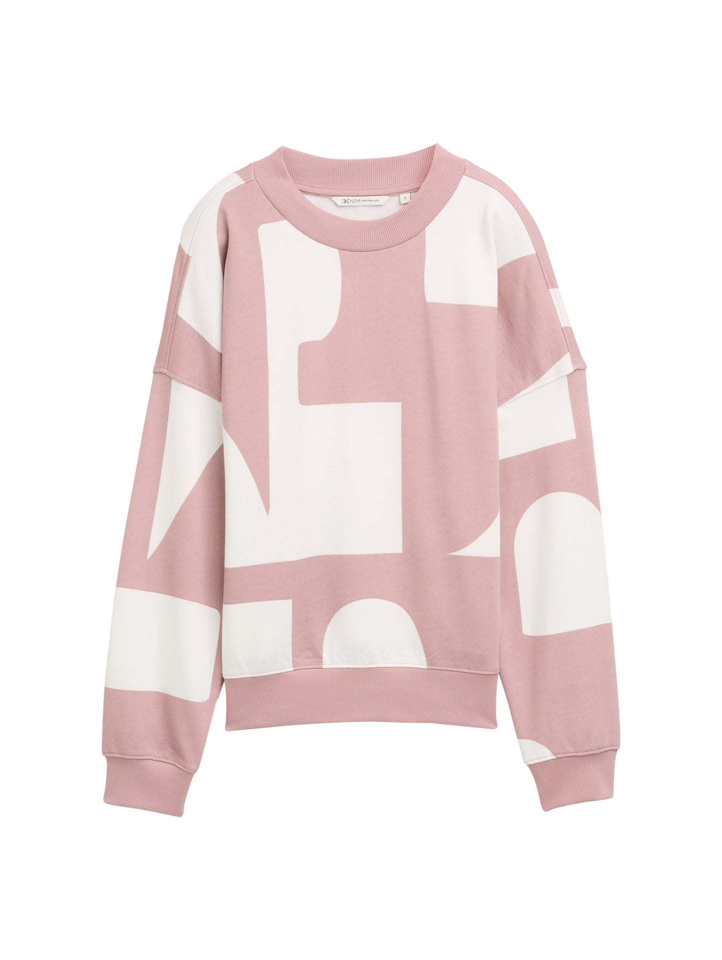 Loose Fit Sweatshirt mit Muster