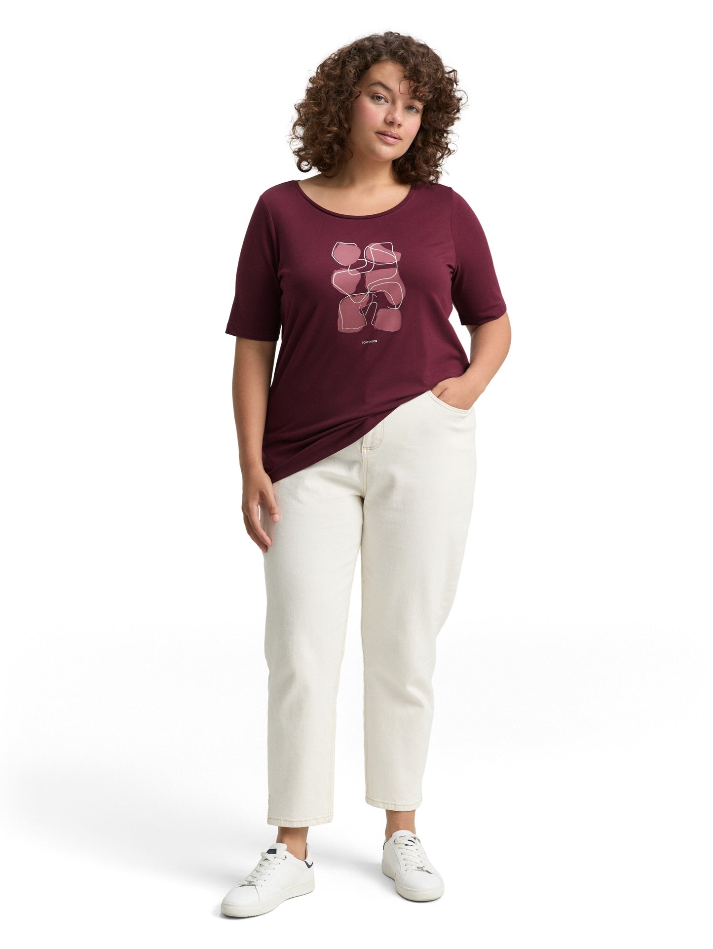 Plus Size - T-Shirt mit Print